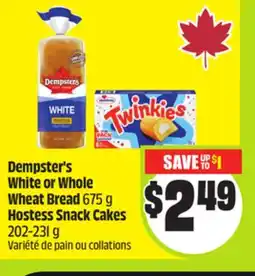 FreshCo Dempster's White or Whole Wheat Bread 675 g Hostess Snack Cakes 202-231 offer