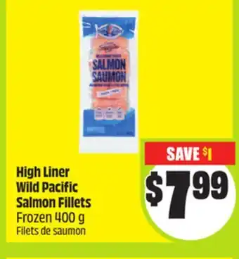 FreshCo High Liner Wild Pacific Salmon Fillets Frozen 400 g offer