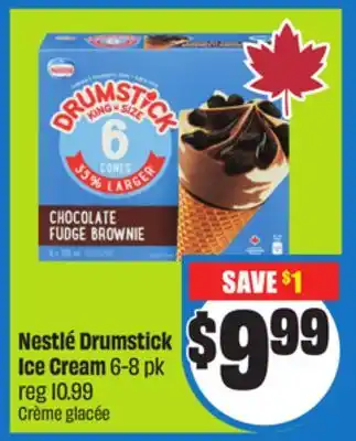 FreshCo Nestlé Drumstick Ice Cream 6-8 pk offer