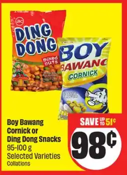 FreshCo Boy Bawang Cornick or Ding Dong Snacks 95-100 g Selected Varieties offer