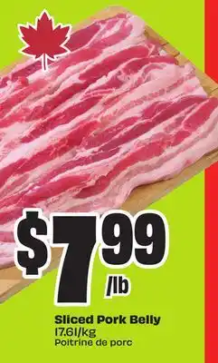 FreshCo Sliced Pork Belly 17.61/kg offer