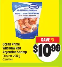 FreshCo Ocean Prime Wild Raw Red Argentina Shrimp Frozen 454 g offer