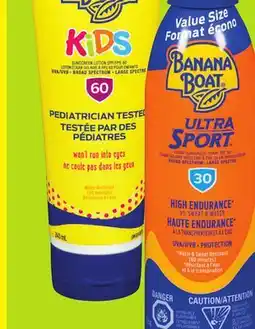 FreshCo Banana Boat Sunscreen 150-315 mL or 170-226g Selected Varieties offer