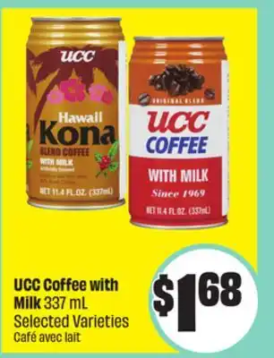 FreshCo UCC Coffee with Milk 337 mL Selected Varieties offer