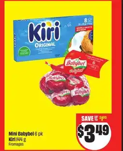 FreshCo Mini Babybel 6 pk Kiri 144 g offer