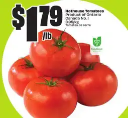 FreshCo Hothouse Tomatoes Product of Ontario Canada No. 1 3.95/kg offer