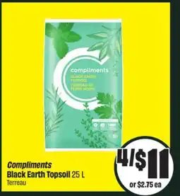 FreshCo Compliments Black Earth Topsoil 25 L offer