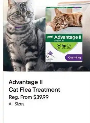 Petvalu Advantage II Cat Flea Treatment offer