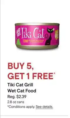 Petvalu Tiki Cat Grill Wet Cat Food offer