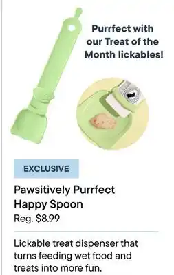 Petvalu Pawsitively Purrfect Happy Spoon offer
