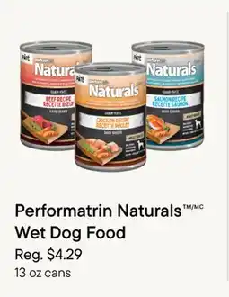 Petvalu Performatrin Naturals MC Wet Dog Food offer