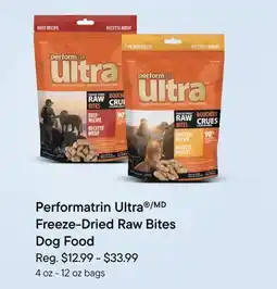 Petvalu Performatrin Ultra /MD Freeze-Dried Raw Bites Dog Food offer