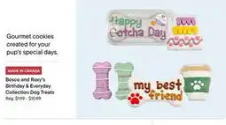 Petvalu Bosco and Roxy's Birthday & Everyday Collection Dog Treats offer