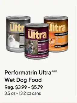 Petvalu Performatrin Ultra Wet Dog Food offer