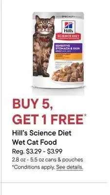 Petvalu Hill's Science Diet Wet Cat Food offer