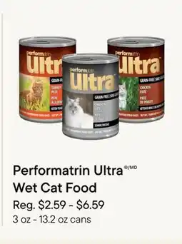 Petvalu Performatrin Ultra/MD Wet Cat Food offer