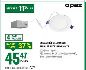 BMR ENCASTRÉS DEL MINCES offer
