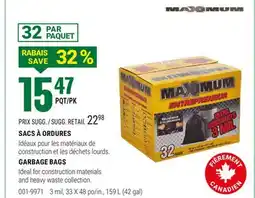 BMR SACS À ORDURES offer