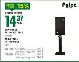 BMR SUPPORT DE PATIO AJUSTABLE offer