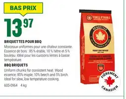 BMR BRIQUETTES POUR BBQ offer