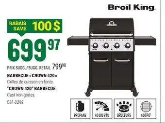 BMR BARBECUE  CROWN 420  offer