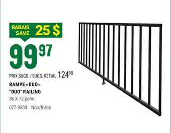 BMR DUO DUO RAILING offer