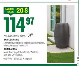 BMR BARIL DE PLUIE offer