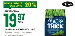 BMR SEMENCE  QUICK+THICK  12-0-0 offer