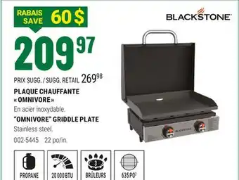 BMR PLAQUE CHAUFFANTE  OMNIVORE  offer