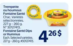 Walmart Fontaine Santé Dips or Hummus offer