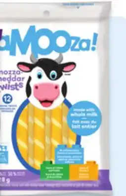 Walmart Amooza Mozza Cheddar Twist 12 Pack offer