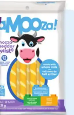 Walmart Amooza Mozza Cheddar Twist 12 Pack offer