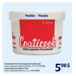 Walmart Coaticook Ice Cream Tub offer