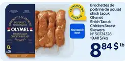 Walmart Olymel Shish Taouk Chicken Breast Skewers offer