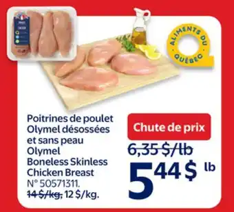 Walmart Olymel Boneless Skinless Chicken Breast offer