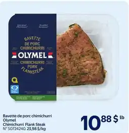Walmart Olymel Chimichurri Flank Steak offer