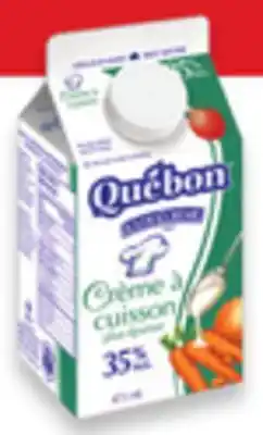 Walmart Québon 10% Cream 35% Whipping or Country Style Cream 473 mL or Aerosol Whipped Cream 225 g offer