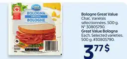 Walmart Great Value Bologna offer