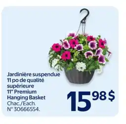 Walmart 11 Premium Hanging Basket offer