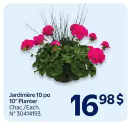 Walmart 10 Planter offer