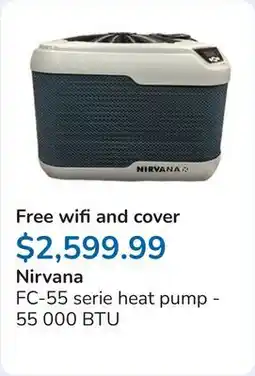 Club Piscine FC-55 serie heat pump - 55 000 BTU offer