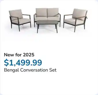 Club Piscine Bengal Conversation Set offer
