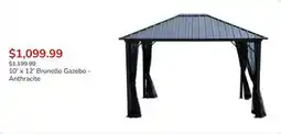 Club Piscine 10' x 12' Brunello Gazebo - Anthracite offer