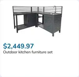 Club Piscine Outdoor kitchen furniture set offer