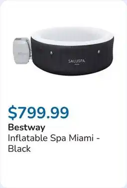 Club Piscine Inflatable Spa Miami - Black offer