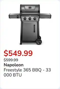 Club Piscine Freestyle 365 BBQ - 33 000 BTU offer
