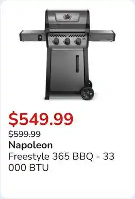 Club Piscine Freestyle 365 BBQ - 33 000 BTU offer