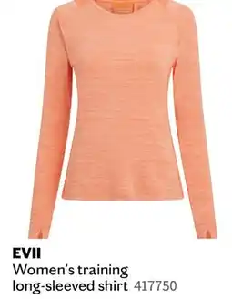 Sports Experts EVII Women's training long-sleeved shirt offer
