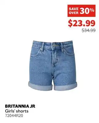 Sports Experts RIPZONE - Britannia Jr - Short pour fille offer