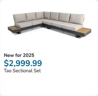 Club Piscine Tao Sectional Set offer